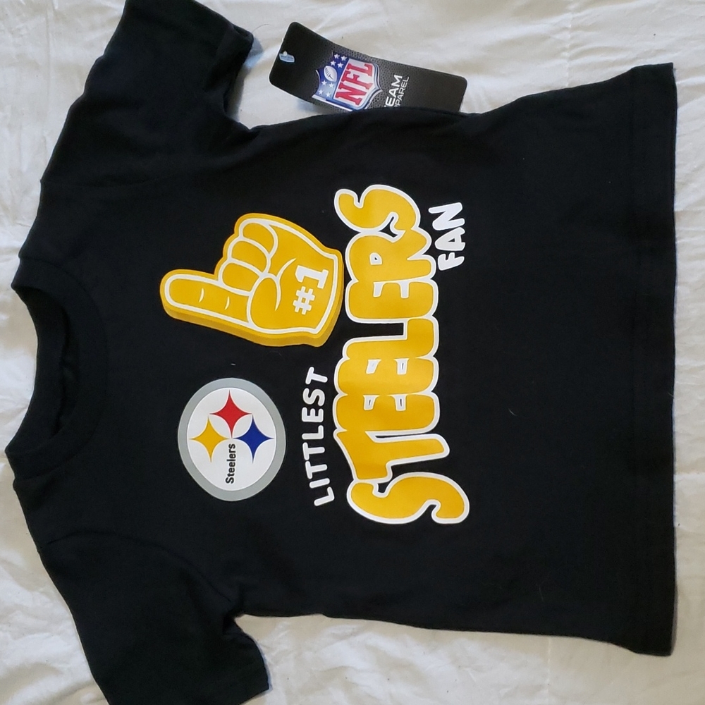 Toddler black steelers shirt
